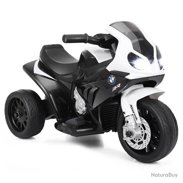 Moto �lectrique pour enfants 66 x 37 x 44,5 cm 3 roues, musique int�gr�e, ambiance ludique en pp no
