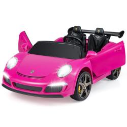 Voiture &eacute;lectrique pour enfants 133 x 88 x 50 cm 4 roues motrices et t&eacute;l&eacute;commande style supercar en