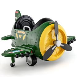 Voiture &eacute;lectrique avion pour enfants 124 x 100 x 62 cm contr&ocirc;le parental t&eacute;l&eacute;commande design migno
