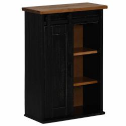 Armoire suspendue HALDEN porte coulissante 49 x 22,5 x 70 cm design moderne espace r&eacute;duit en bois d