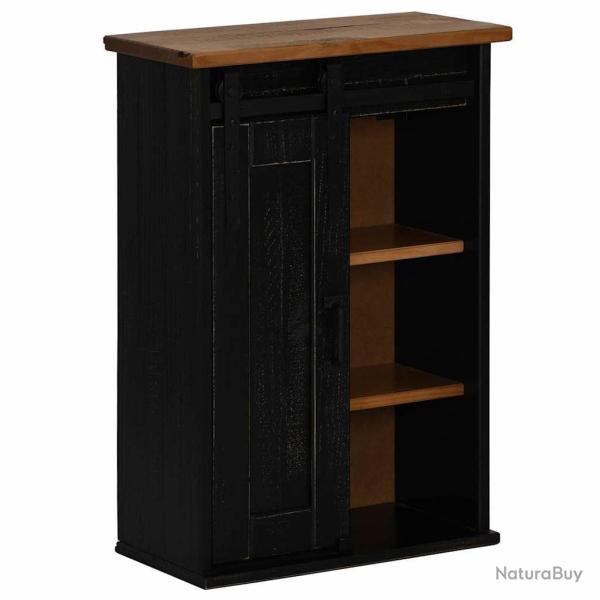 Armoire suspendue HALDEN porte coulissante 49 x 22,5 x 70 cm design moderne espace r�duit en bois d