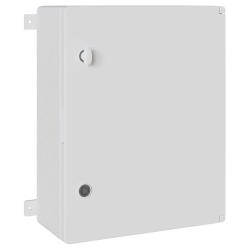 Armoire de contr&ocirc;le moderne rangement int&eacute;rieur ext&eacute;rieur 47 x 20 x 60 cm en plastique gris 02_0058