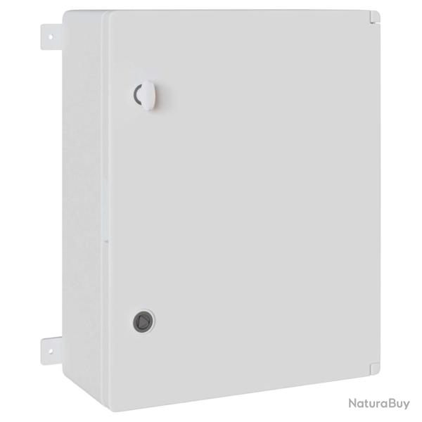 Armoire de contr�le moderne rangement int�rieur ext�rieur 47 x 20 x 60 cm en plastique gris 02_0058