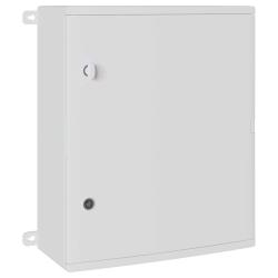 Armoire de contr&ocirc;le moderne rangement int&eacute;rieur ext&eacute;rieur 57 x 23 x 60 cm en plastique gris 02_0058