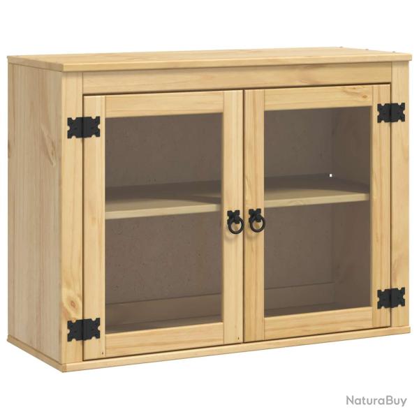 Armoire moderne avec �tag�re rectangulaire 80 x 32 x 60 cm grand espace de stockage en pin massif m