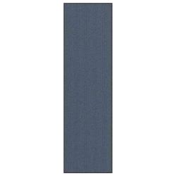 Paillasson bleu rectangulaire antid&eacute;rapant durable entr&eacute;e 115 x 400 cm en PP bleu 02_0058124