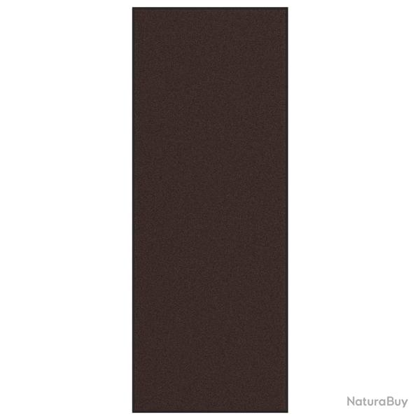 Paillasson marron antid�rapant 115 x 300 cm durable design contemporain entr�e en PP marron 02_0058