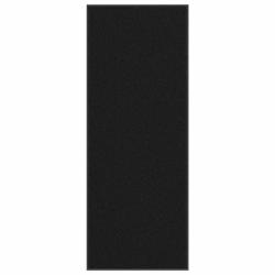 Paillasson noir antid&eacute;rapant flexible 115 x 300 cm absorption salet&eacute; design moderne en PP noir 02_0