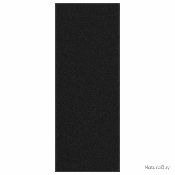 Paillasson noir antid�rapant flexible 115 x 300 cm absorption salet� design moderne en PP noir 02_0