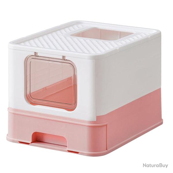 Bac � liti�re pour chat jusqu'� 15 kg pelle rose 12_0004058