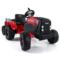 Tracteur &eacute;lectrique remorque amovible 152 x 66 x 59 cm d&eacute;marrage en douceur phares LED design moder