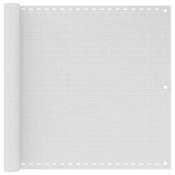 &Eacute;cran de balcon brise pare vue protection confidentialit&eacute; en PEHD 90 x 600 cm blanc 02_0010161