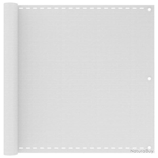 �cran de balcon brise pare vue protection confidentialit� en PEHD 90 x 600 cm blanc 02_0010161