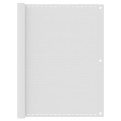 &Eacute;cran de balcon brise pare vue protection confidentialit&eacute; 120 x 300 cm PEHD blanc 02_0010040