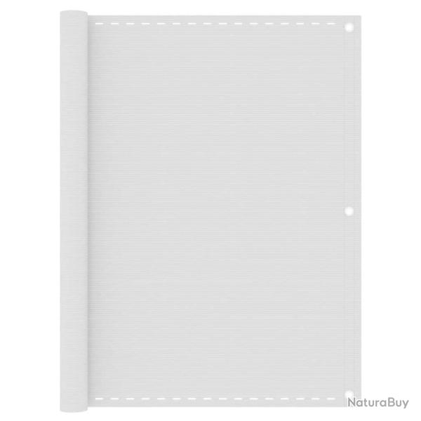 �cran de balcon brise pare vue protection confidentialit� 120 x 300 cm PEHD blanc 02_0010040