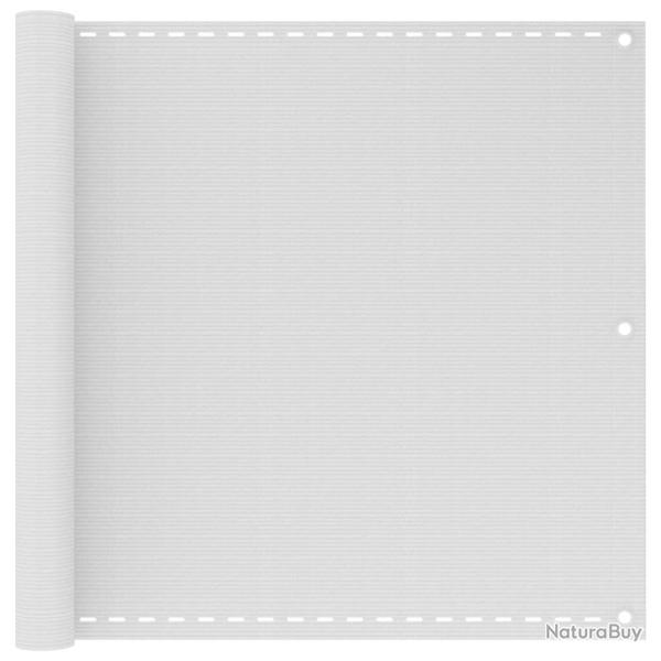 �cran de balcon brise pare vue protection confidentialit� en PEHD blanc de 90 x 400 cm 02_0010166