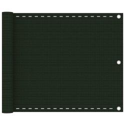 &Eacute;cran de balcon brise pare vue protection confidentialit&eacute; 75 x 300 cm PEHD vert fonc&eacute; 02_0010437
