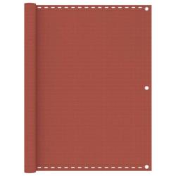 &Eacute;cran de balcon brise pare vue protection confidentialit&eacute; 120 x 400 cm PEHD terre cuite 02_0010400