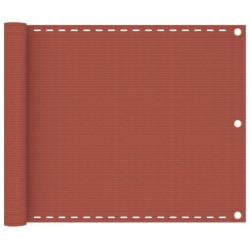 &Eacute;cran de balcon brise pare vue protection confidentialit&eacute; 75 x 400 cm PEHD terre cuite 02_0010410