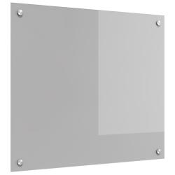 Dosseret de cuisine moderne 70 x 60 cm durable r&eacute;sistant &agrave; la chaleur design &eacute;pur&eacute; en verre tremp&eacute;