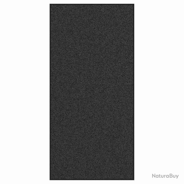 Tapis d'entr�e rectangulaire 120 x 250 cm antid�rapant design moderne int�rieur en polyamide anthra