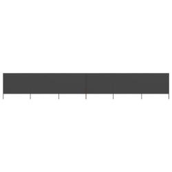 Brises-vue paravent 6 panneaux tissu 800 x 160 cm anthracite 02_0008842
