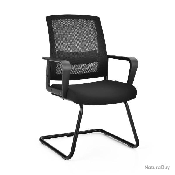 Chaise de bureau conf�rence 60 x 54,5 x 94 cm soutient jusqu'� 136 kg ergonomique moderne en maille