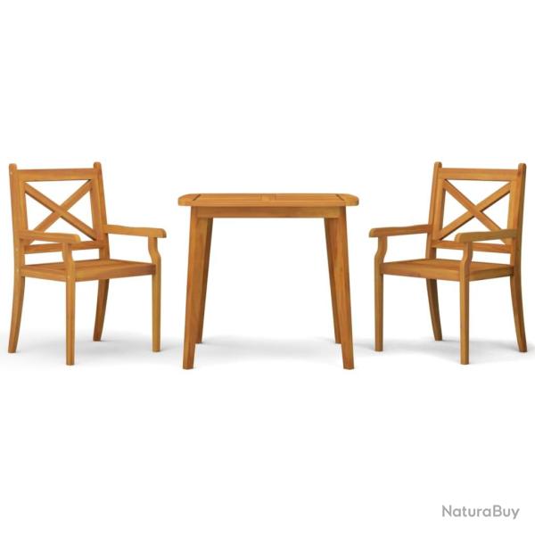 Ensemble de salle � manger de jardin meuble ext�rieur 3 pi�ces bois d'acacia solide 02_0013596