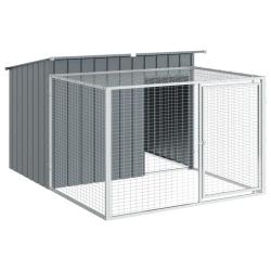 Niche pour chien avec cour 153 x 194 x 110 cm anthracite 02_0043469