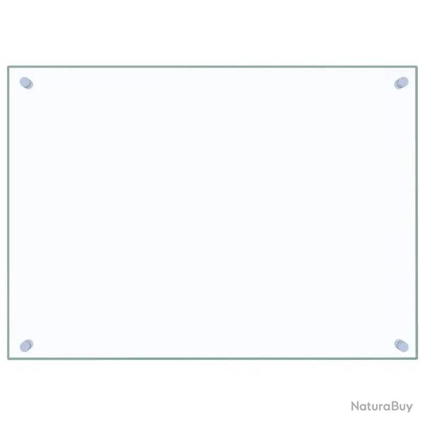Dosseret de cuisine protection anti-�claboussures 70 x 50 cm en verre tremp� transparent 02_0046329
