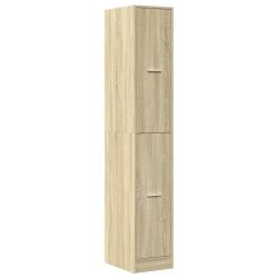 Armoire d'apothicaire classique 30 x 41 x 174,5 cm grand espace de rangement design ch&ecirc;ne sonoma en