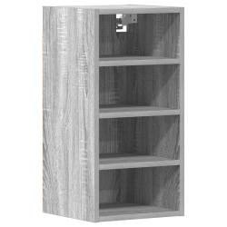 Armoire suspendue design moderne cuisine 30 x 29,5 x 60 cm en bois d'ing&eacute;nierie gris sonoma 02_0050