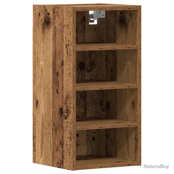 Armoire suspendue design moderne cuisine rangement mural 30 x 29,5 x 60 cm en bois d'ing�nierie vie