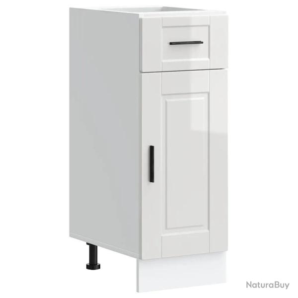 Armoire de cuisine Porto 30 x 46 x 81,5 cm grand espace de rangement pieds r�glables en bois d'ing�