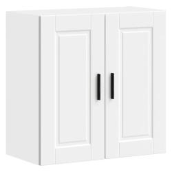 Armoire murale de cuisine optimis&eacute;e rangement 60 x 31 x 60 cm en bois d'ing&eacute;nierie blanc 02_0050362