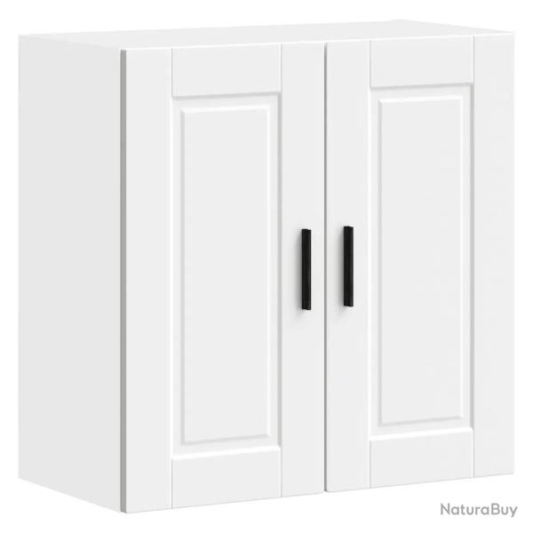 Armoire murale de cuisine optimis�e rangement 60 x 31 x 60 cm en bois d'ing�nierie blanc 02_0050362