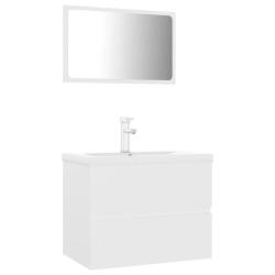 Ensemble de meubles de salle de bain contemporain &eacute;l&eacute;gant 60 x 38,5 x 45 cm avec rangement pratique