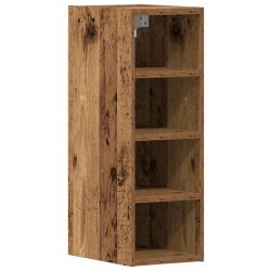 Armoire suspendue murale vintage cuisine rangement optimis&eacute; 20 x 29,5 x 60 cm en bois d'ing&eacute;nierie