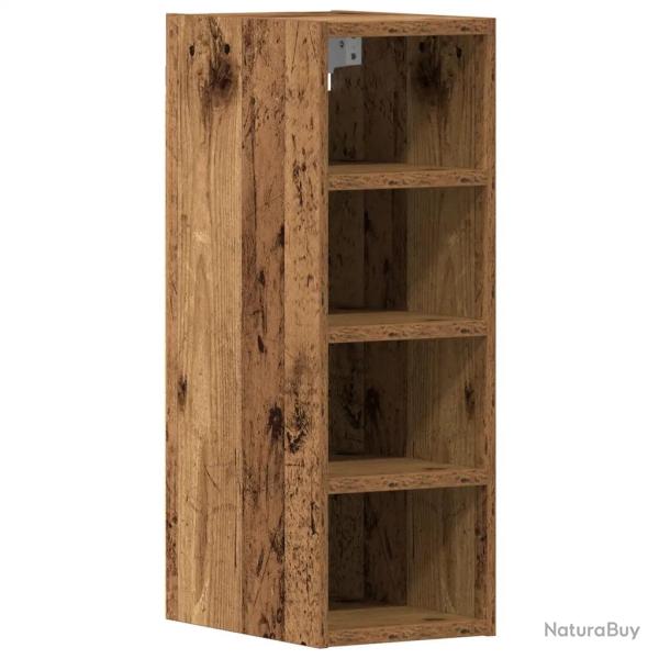 Armoire suspendue murale vintage cuisine rangement optimis� 20 x 29,5 x 60 cm en bois d'ing�nierie