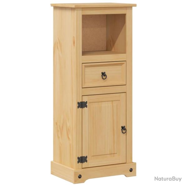 Armoire de salle de bain corona rangement efficient 45 x 33 x 110 cm en bois de pin massif miel 02_