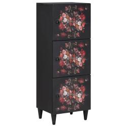 Armoire de rangement moderne rectangle 40 x 33,5 x 110 cm design floral ambiance cr&eacute;ative en bois d