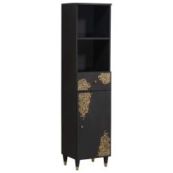 Armoire de salle de bain moderne avec tiroir 38 x 33 x 160 cm design &eacute;pur&eacute; esth&eacute;tique chic en bois