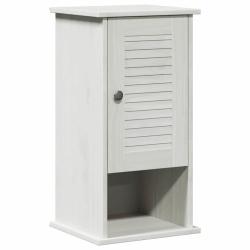 Armoire de salle de bain murale moderne avec 3 &eacute;tag&egrave;res 37 x 34 x 71,5 cm en bois de manguier massi