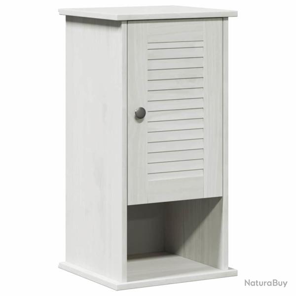 Armoire de salle de bain murale moderne avec 3 �tag�res 37 x 34 x 71,5 cm en bois de manguier massi