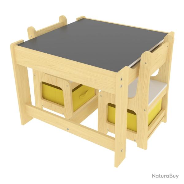Ensemble table et chaises pour enfants avec 2 bo�tes de rangement 03_0008774