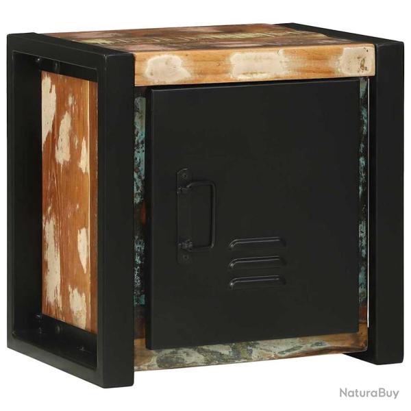 Armoire de salle de bain moderne rectangulaire avec �tag�re pratique 40 x 30 x 40 cm en bois recycl