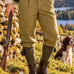 knickers  de chasse en tweed Ascot Vert sauge clair pour homme