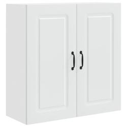 Armoire de cuisine rectangulaire avec espace de rangement moderne 80 x 31 x 80 cm en bois d'ing&eacute;nie