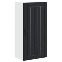 Armoire de cuisine moderne fonctionnelle int&eacute;rieur 50 x 31 x 100 cm en bois d'ing&eacute;nierie noir 02_00
