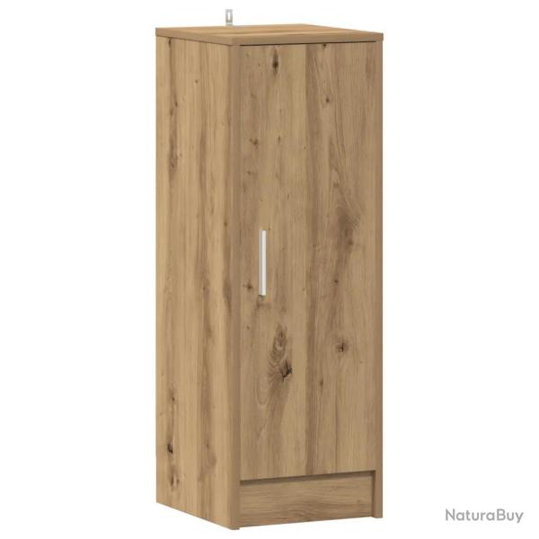 Armoire � chaussures vintage avec porte 32 x 35 x 92 cm rangement �l�gant style scandinave en bois